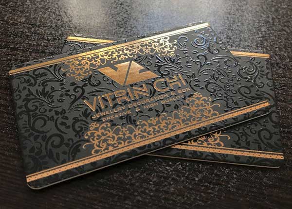 کارت ویزیت لمینت برجسته